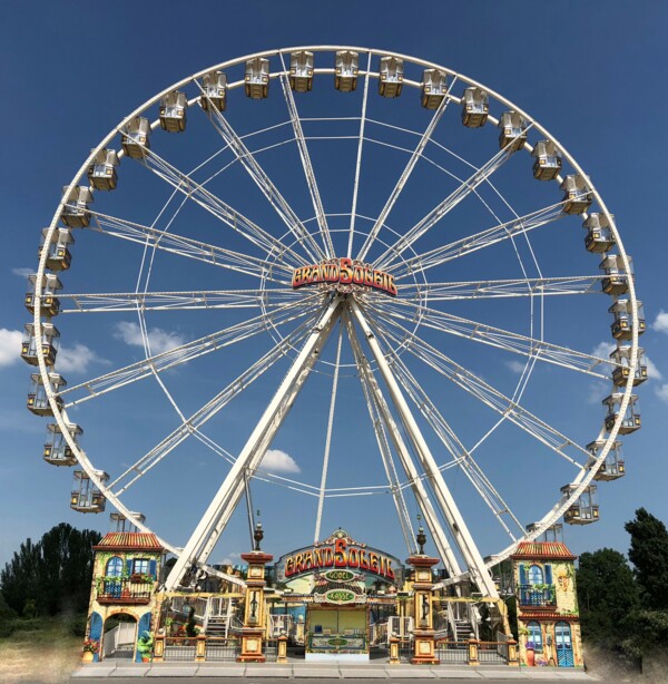 Riesenrad auf dem Koblenzer Sommerfest 2024 © Goebel Worms Riesenrad auf dem Koblenzer Sommerfest 2024 © Goebel Worms