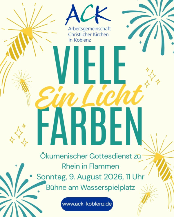 Gottesdienst bei Rhein in Flammen 2026 &copy; ACK Koblenz